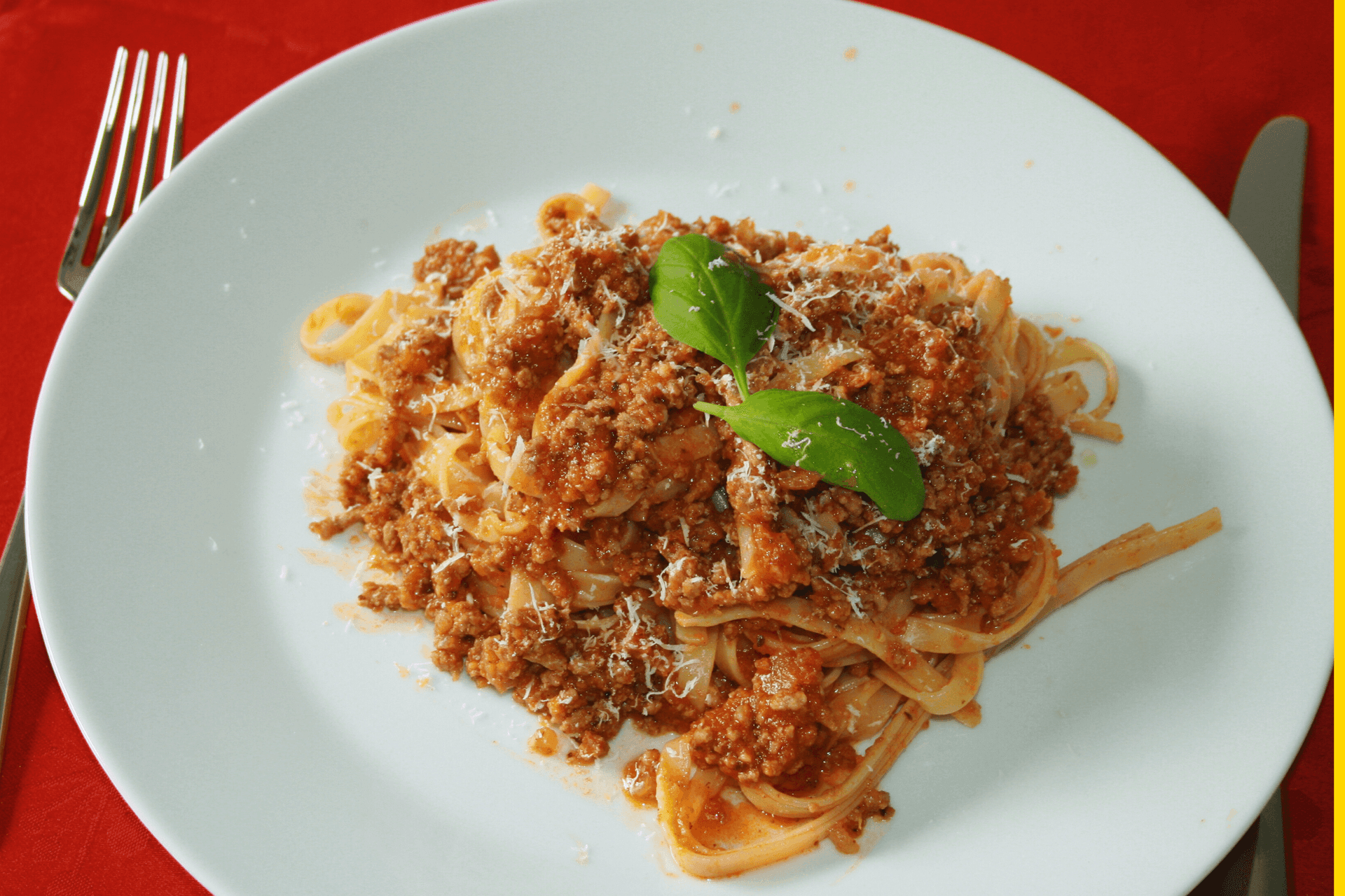 Fettuccine à Bolonhesa